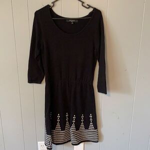 Nine West Black Sweater Dress Size Small